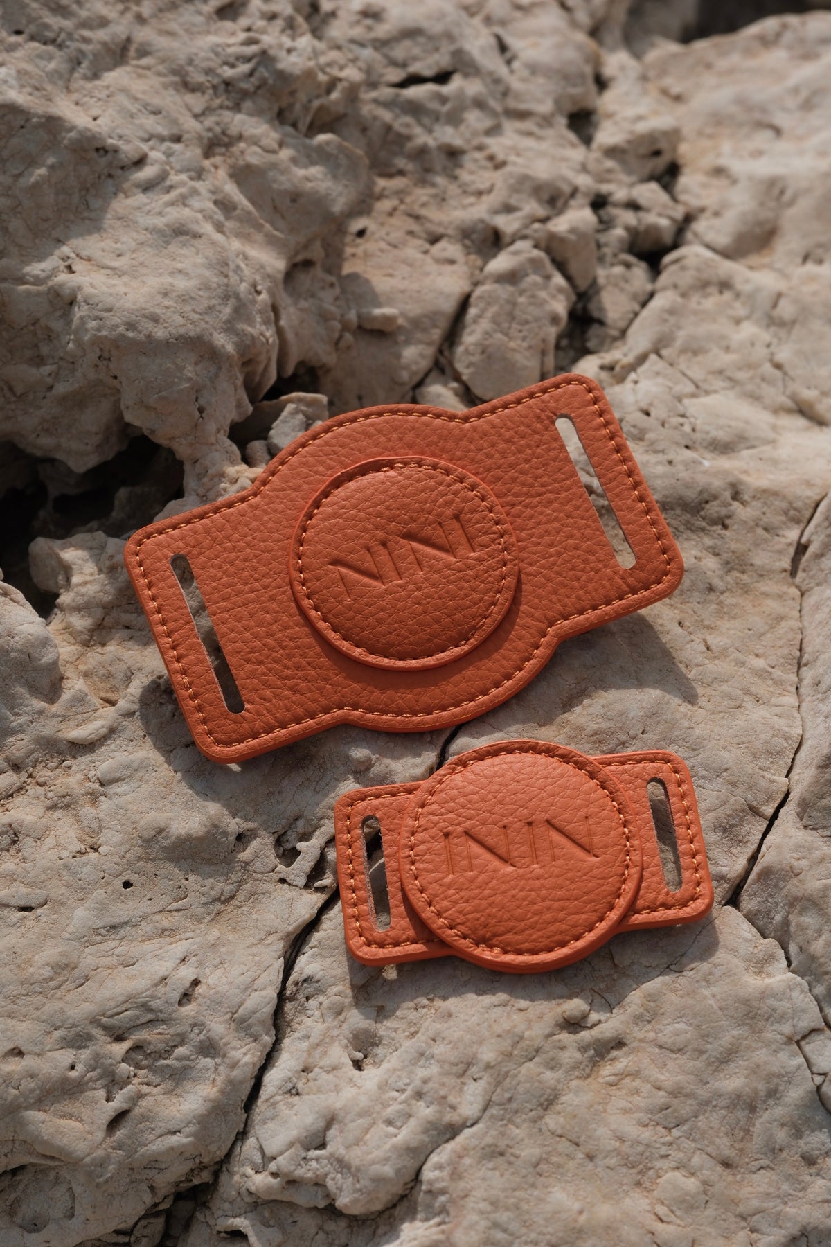 Porte-AirTag pour chien - Orange