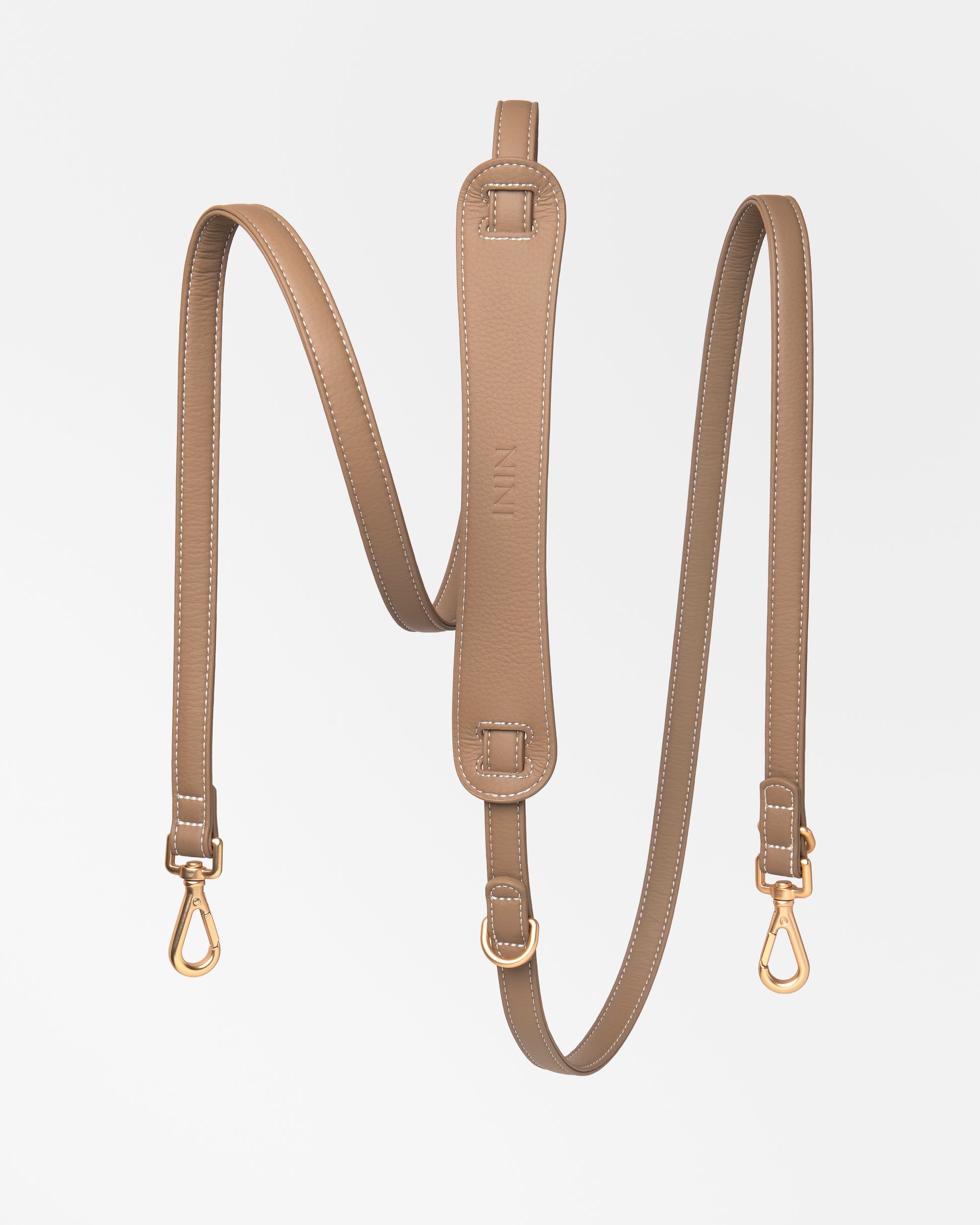 Laisse Multi-positions Beige