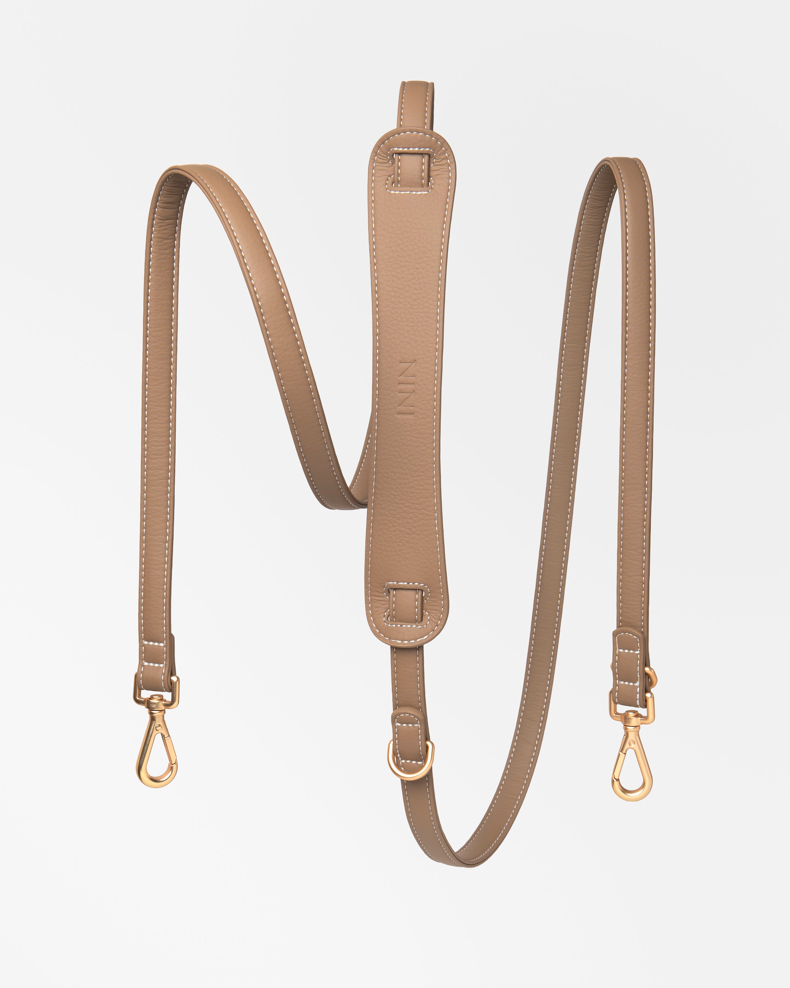 Laisse Multi-positions Beige