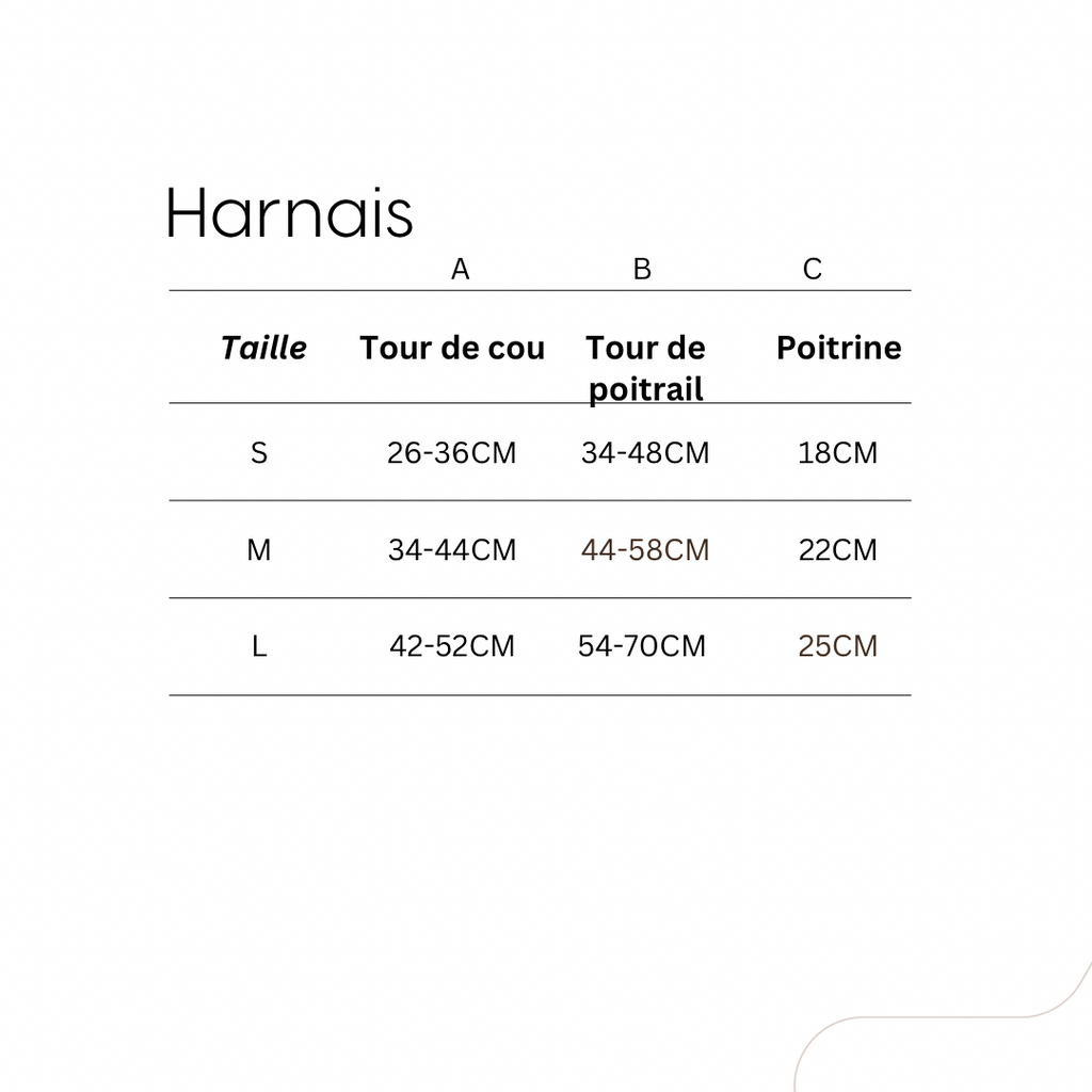 Harnais Chocolat